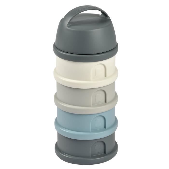 Beaba, dosser box, 4 compartments, mineral Gray / Blue