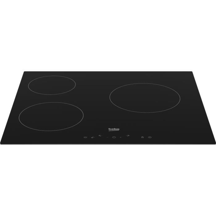 Glass ceramic hob - BEKO - 3 burners - 60 cm - HIC63400