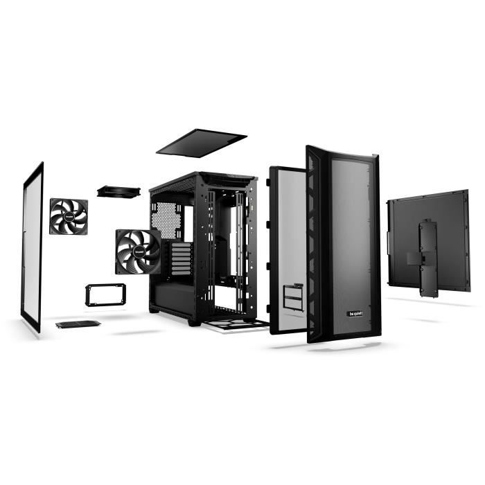 PC Case - BE QUIET! - Shadow Base 800 - Black - Mid-Tower - ATX/MicroATX