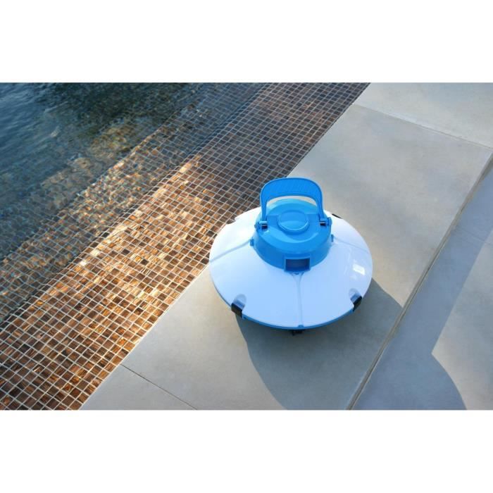 BESTWAY Frisbee robot vacuum - For flat bottom swimming pools - 5 x 3 m