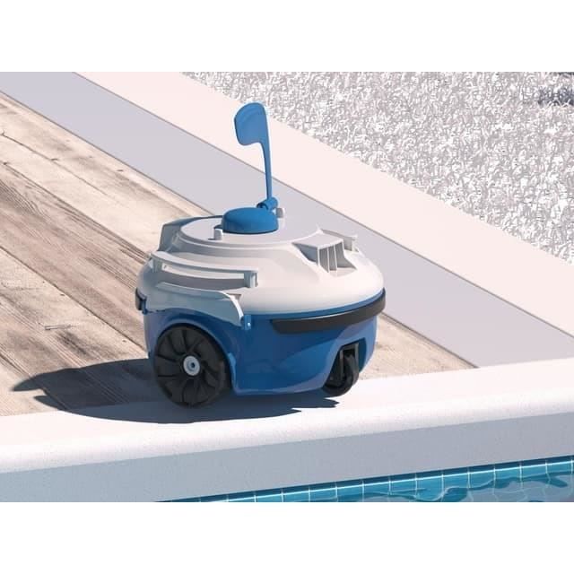 Guppy battery-powered pool robot - Bestway 26x26x18cm White