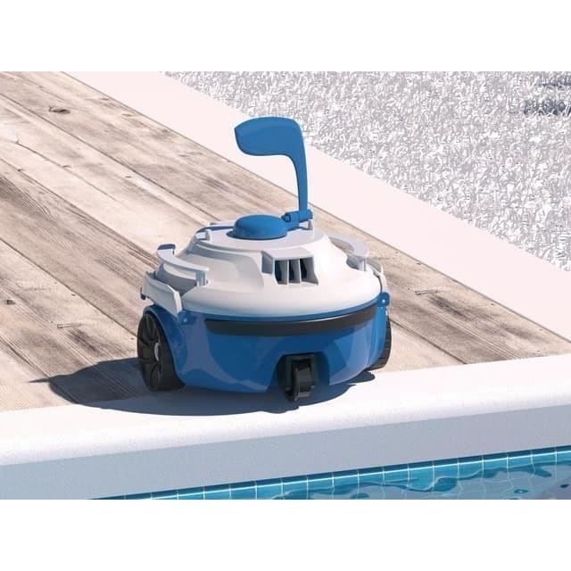 Guppy battery-powered pool robot - Bestway 26x26x18cm White