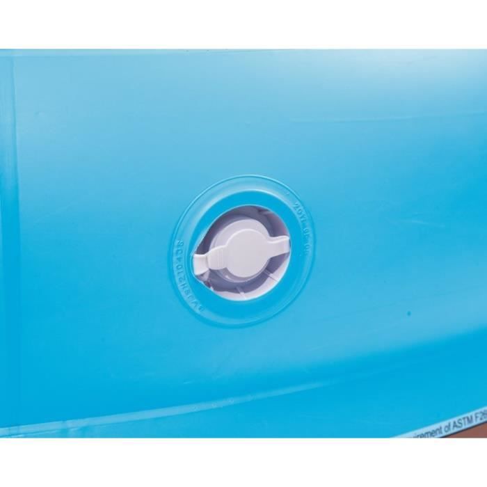 BESTWAY Luxury inflatable pool for children and families - Blue - 3 strands - 305x183x56 cm