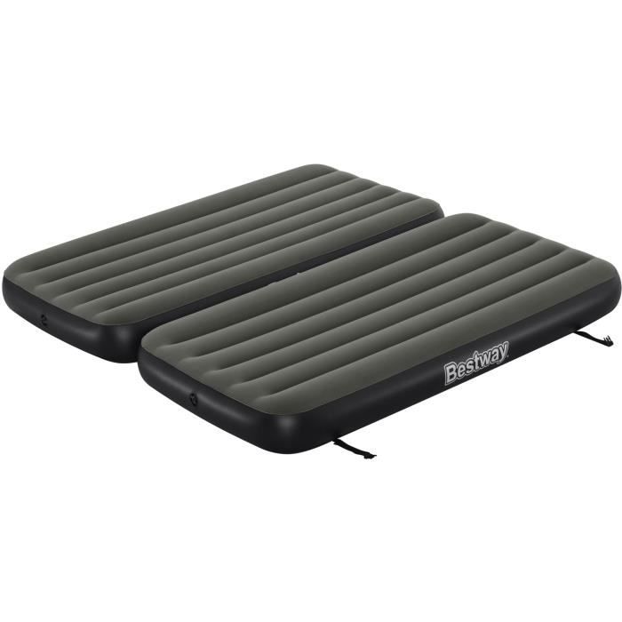 3 in 1 bed - BESTWAY - Airbed Tritech Connect and Rest - Twin beds, raised bed, king size bed - 188 x 99 x 25 cm - 150 kg max