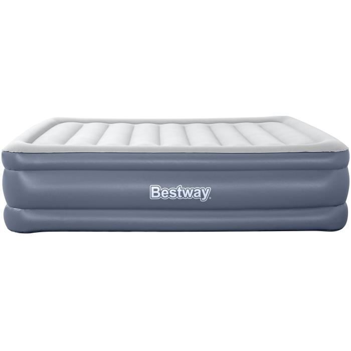 Airbed - BESTWAY - 6713I - Tritech - 2 places, 203 x 152 x 51 cm, integrated electric pump, bed frame