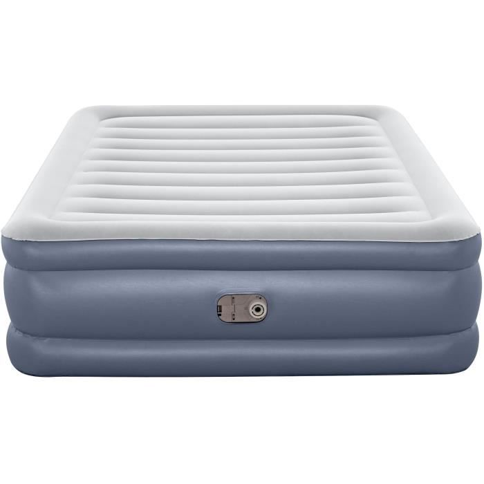 Airbed - BESTWAY - 6713I - Tritech - 2 places, 203 x 152 x 51 cm, integrated electric pump, bed frame