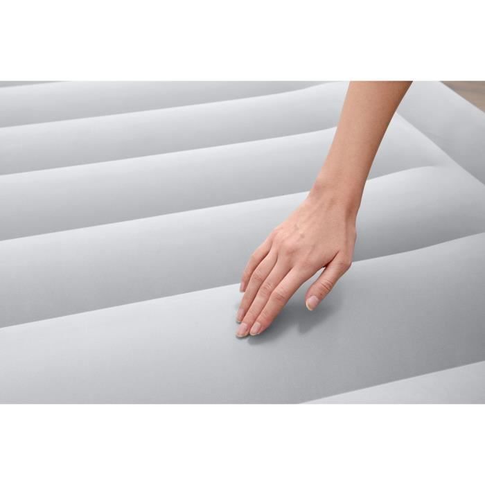Airbed - BESTWAY - 6713I - Tritech - 2 places, 203 x 152 x 51 cm, integrated electric pump, bed frame