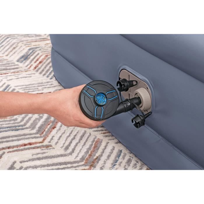 Airbed - BESTWAY - 6713I - Tritech - 2 places, 203 x 152 x 51 cm, integrated electric pump, bed frame