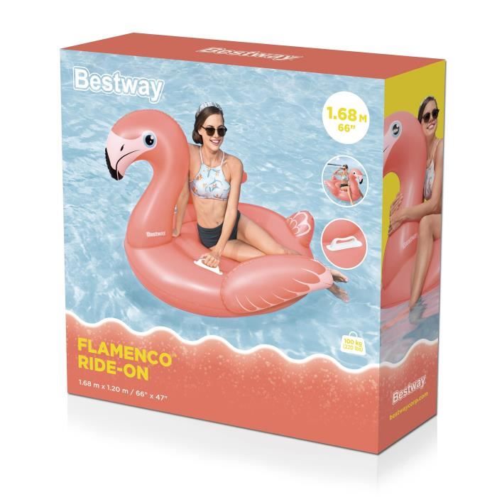 Ride-on float - Bestway - Flamingo - 168 x 120 cm