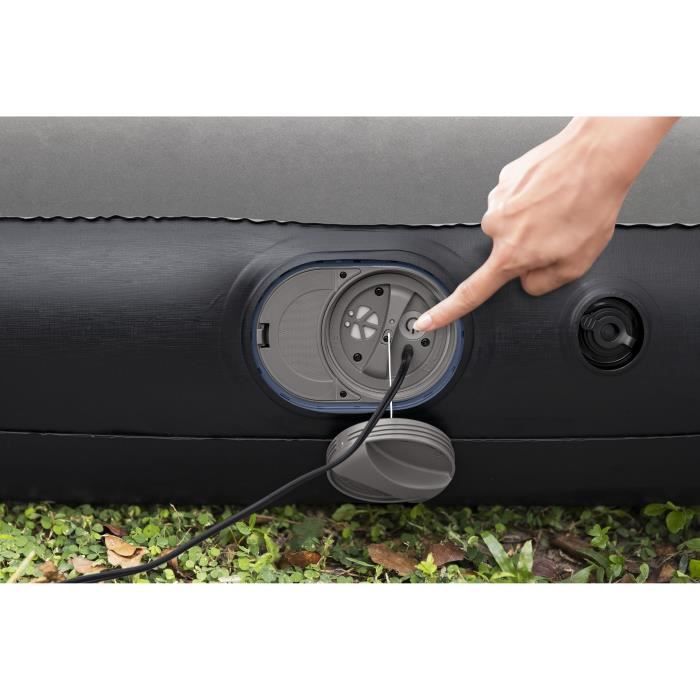 Air mattress - BESTWAY - 671BS - Tritech Queen - 2 places, integrated USB pump, 2.03 m x 1.52 m x 30 cm