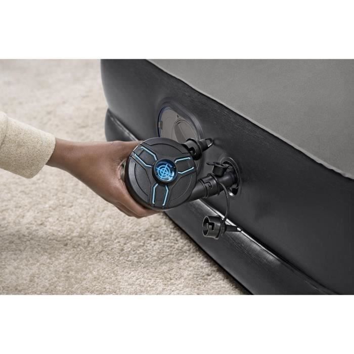 Air mattress - BESTWAY - 671BT - Tritech Twin - 1 person, integrated USB pump, 1.91 m x 97 cm x 36 cm