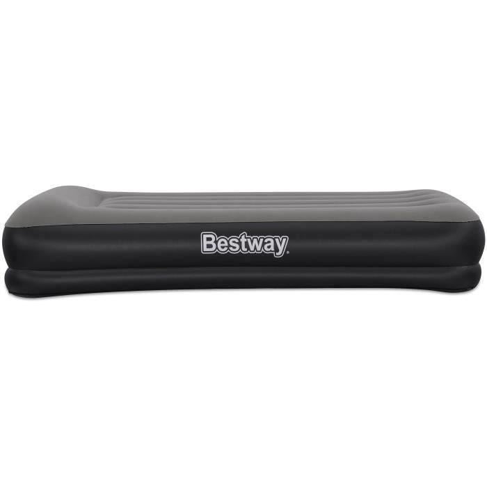 Air mattress - BESTWAY - 671BT - Tritech Twin - 1 person, integrated USB pump, 1.91 m x 97 cm x 36 cm