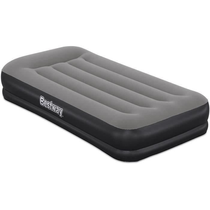Air mattress - BESTWAY - 671BT - Tritech Twin - 1 person, integrated USB pump, 1.91 m x 97 cm x 36 cm