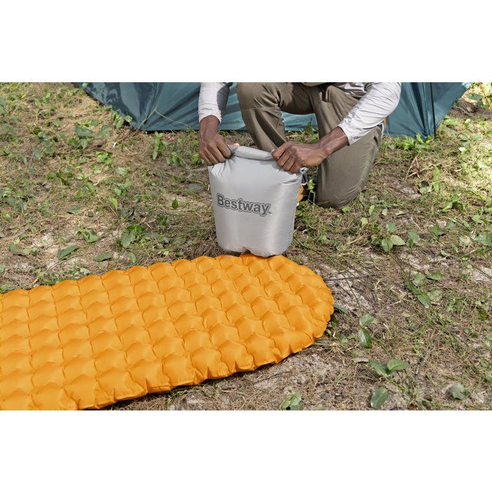 Bestway® Matelas gonflable isolé forme momie taille Regular RidgeLite