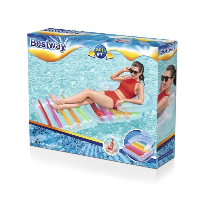 BESTWAY Inflatable pool mattress - 201 x 89 cm