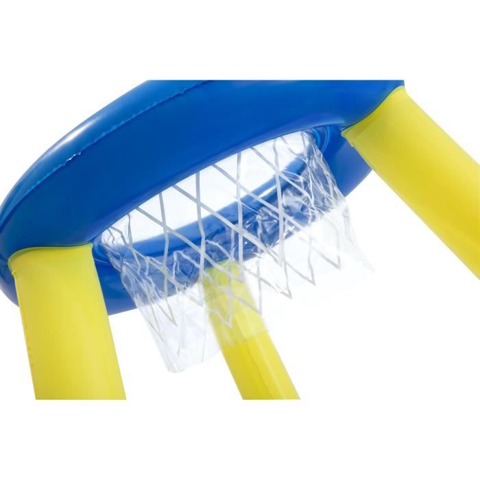 Floating basketball hoop, ball, 3 rings, diameter 61 cm