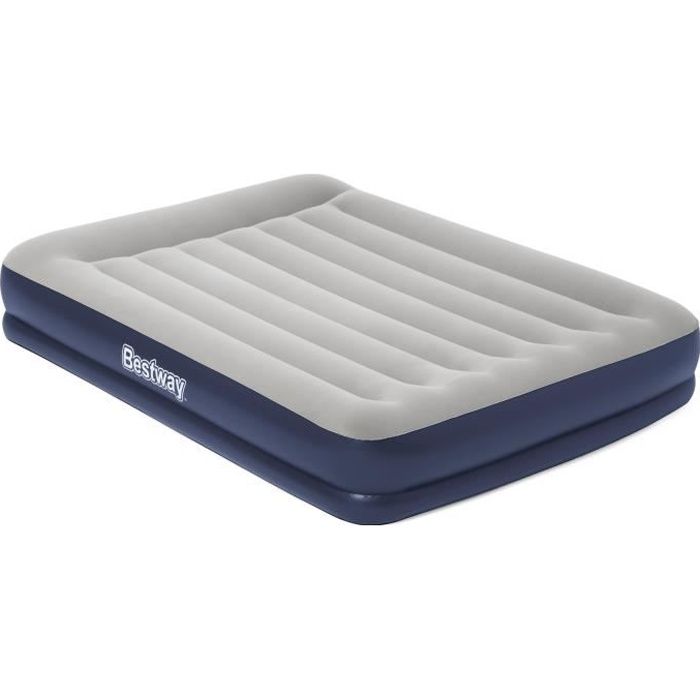 Inflatable bed - BESTWAY - 2-seater mattress - 203 x 152 x 36 cm - Integrated electric pump