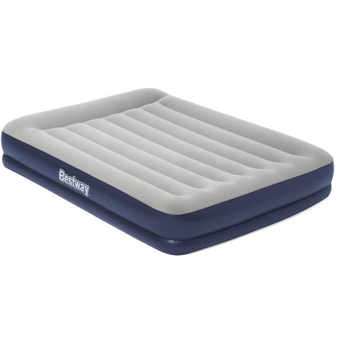 Inflatable bed - BESTWAY - 2-seater mattress - 203 x 152 x 36 cm - Integrated electric pump