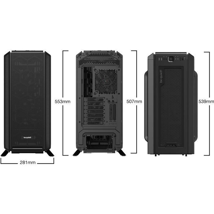 be quiet! - Silent Base 802 Window Black