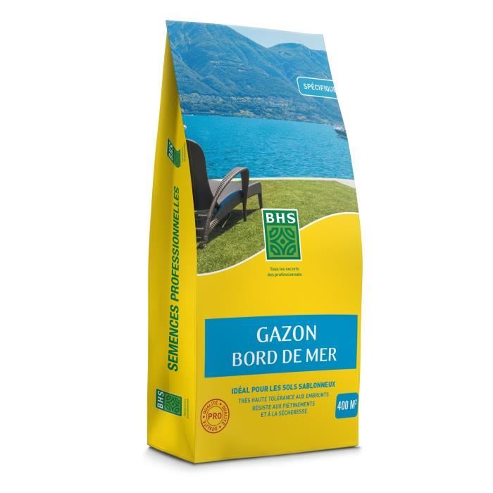 Lawn - BHS - Seaside Lawn 10kg | Resistant to wind, drought, and salt | Beautiful, attractive, and robust summer lawn.