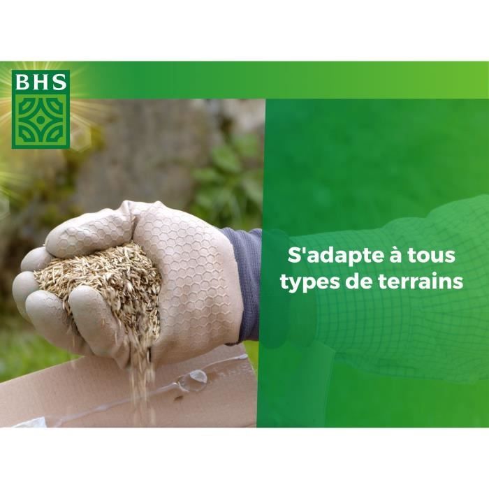 Lawn - BHS - Rustic Lawn 20kg, for traditional gardens and all types of soil. Dense, attractive, fast-growing, and durable.