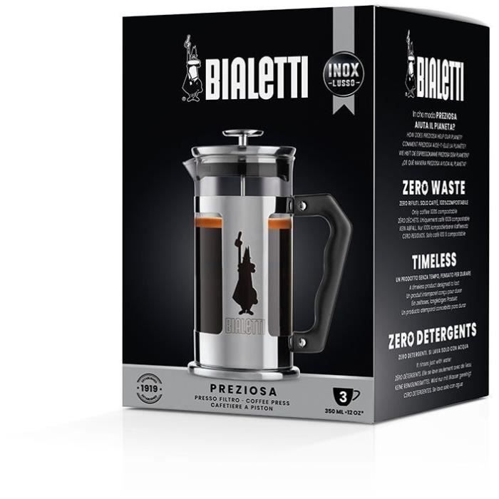 French press coffee maker - BIALETTI - 0003160/NP - 350 ml - Steel