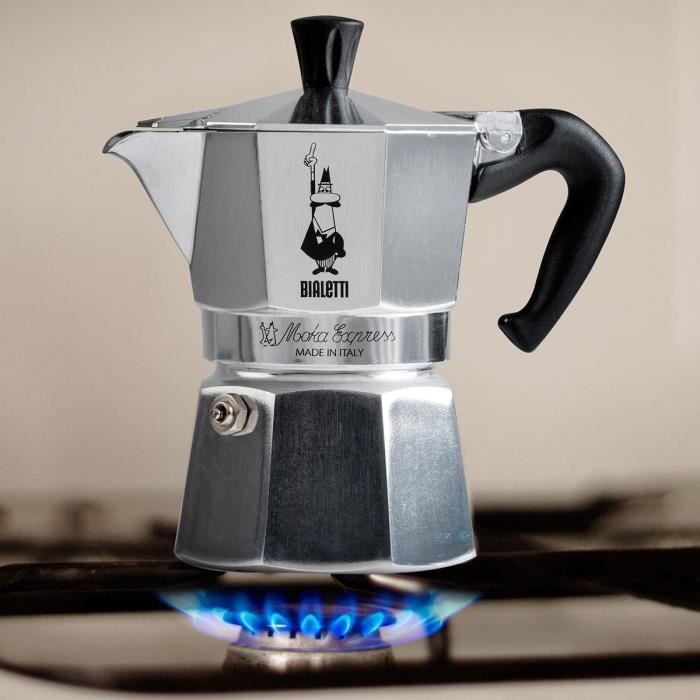 Bialetti MOKA EXPRESS 6 CUPS Italian or French press coffee maker
