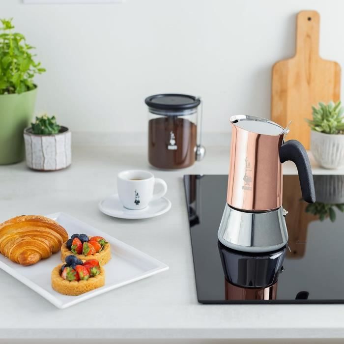 Italian coffee maker - BIALETTI - NEW VENUS - 6 cups - 0.24 L - Copper