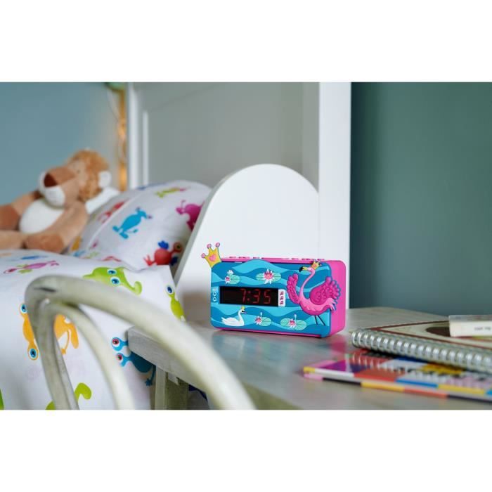 BIGBEN R15PRINCESS3D Bluetooth Speaker Alarm Clock Face 3D Effect Decor Princess