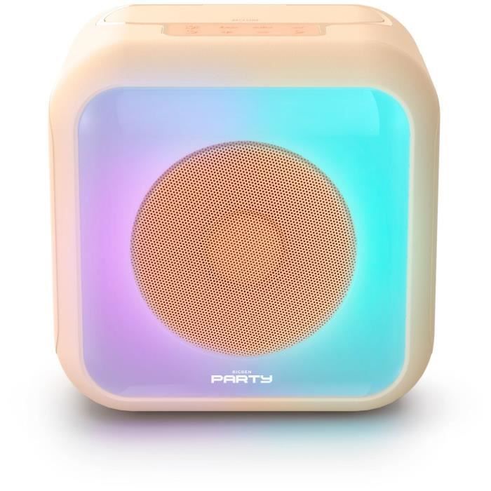 Luminous Karaoke Speaker - BIGBEN - Fishing - Bluetooth, 30W, 2 USB-C Wireless Microphones, Equalizer, Li-on Battery