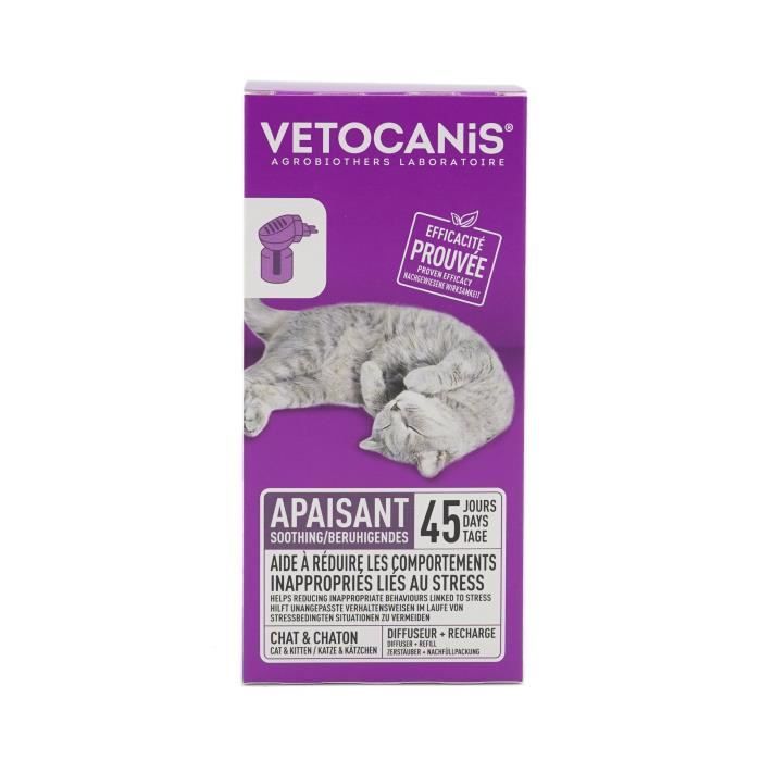 VETOCANIS Diffuser + Anti-stress refill for cats - Effective for 45 days