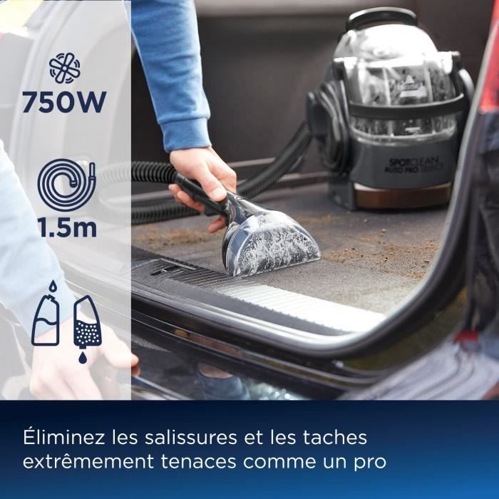 Bissell Spotclean Auto Pro Select 3730N - Detaches, clean and aspire - Large capacity tank - long range