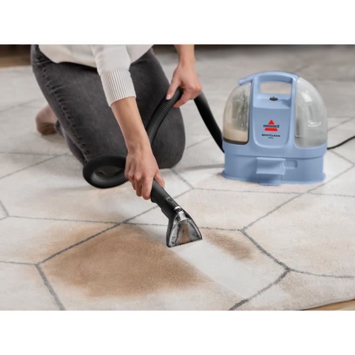 BISSEL SpotClean Mini Select Carpet Cleaner - 330 W - 12500 Pa - 0.5 L - Lake Blue