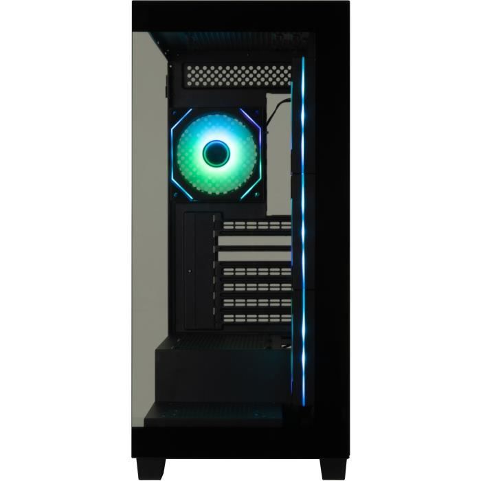 PC Case - BITFENIX - CETO Premium Edition - Mid-Tower - ATX - Black - Tempered Glass - USB-C and A-RGB