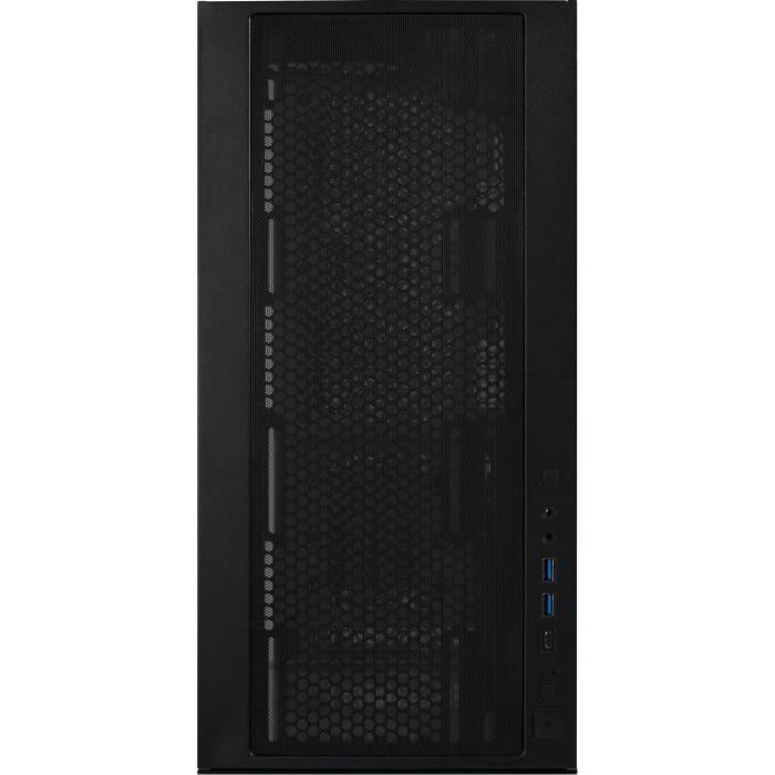 PC Case - BITFENIX - CETO Premium Edition - Mid-Tower - ATX - Black - Tempered Glass - USB-C and A-RGB