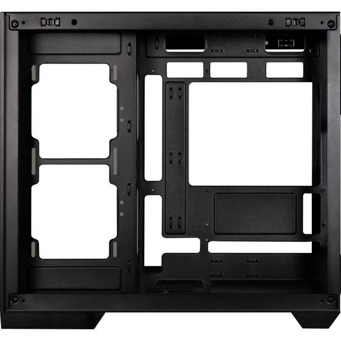 PC Case - BITFENIX - Triton - Cube - ATX - Black - Tempered Glass - USB-C and A-RGB