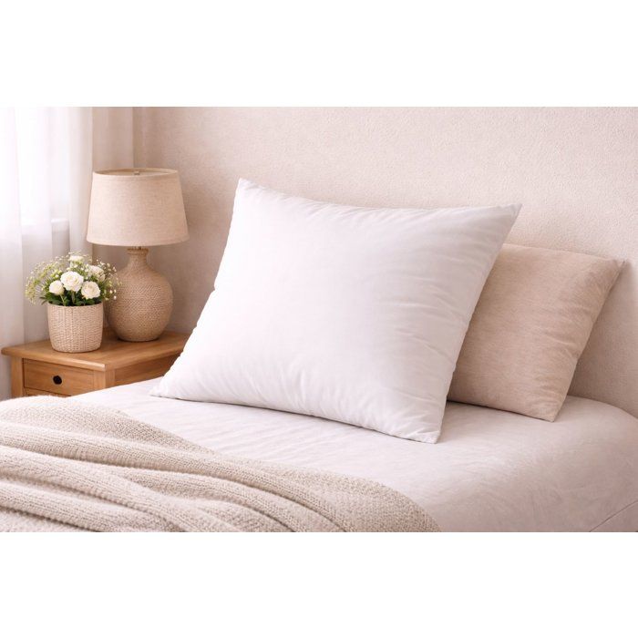 Blanreve cotton pillow - 60 x 60 cm - white