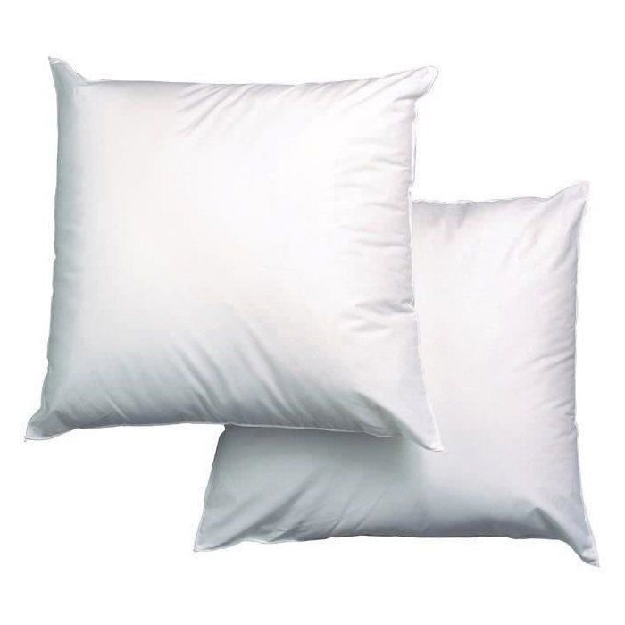 Blanreve batch of 2 triple protection pillows - 60 x 60 cm - white