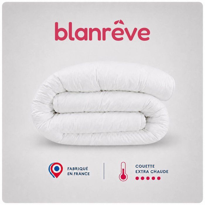 Blanreve extra hot duvet in microfiber - 200 x 200 cm - White