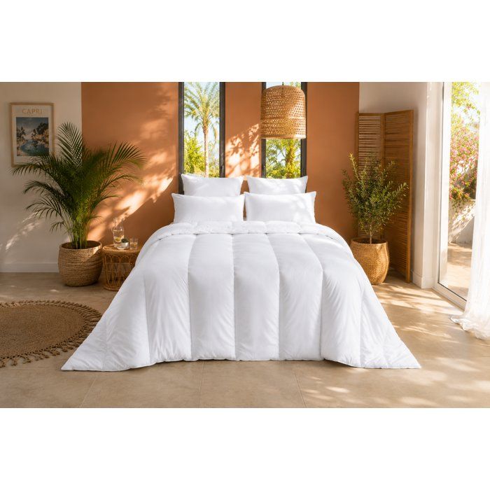 Lightweight anti-dust mite duvet - 200 gr/m² - BLANREVE - 140 x 200 cm - White
