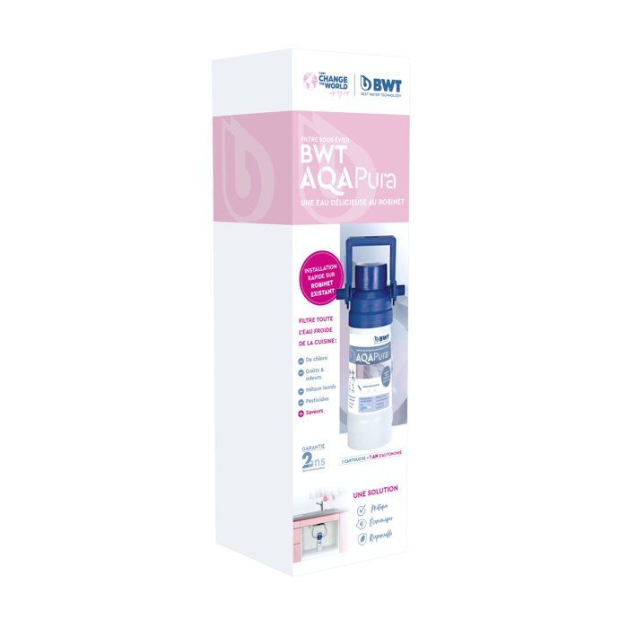 Filter - BWT - AQA PURA - Under sink filter to remove bad tastes and odors
