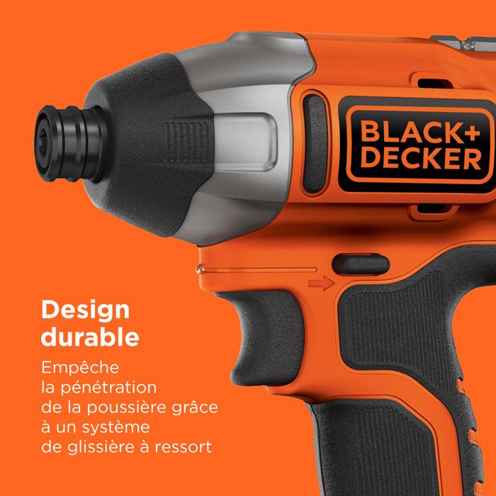 BLACK & DECKER BDCIM18N-XJ Cordless Impact Driver - 18 V - Lithium