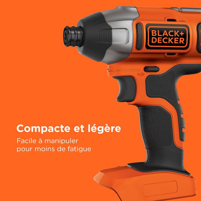 BLACK & DECKER BDCIM18N-XJ Cordless Impact Driver - 18 V - Lithium