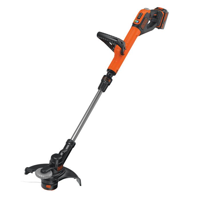 BLACK & DECKER POWERCOMMAND  18V LITHIUM Cordless 30cm String Trimmer - 4Ah - 1 battery - 1 spool of 10m 1.6mm line - 1 charger