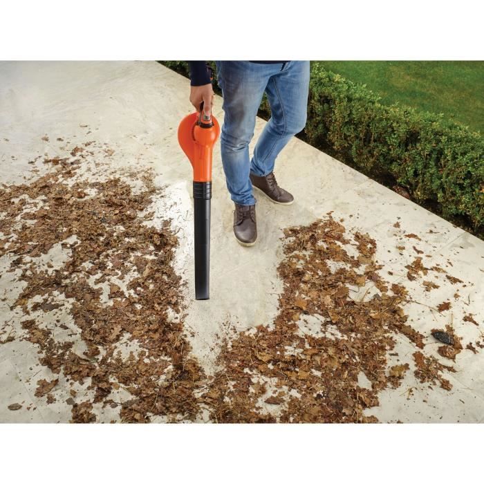 Black battery blower+Decker - GWC1820pc - 18V (delivered without battery or charger)