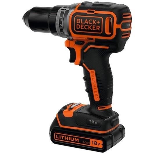 BLACK + DECKER BL186K1B2-QW 18V LITHIUM CORDLESS BRUSHLESS DRILL