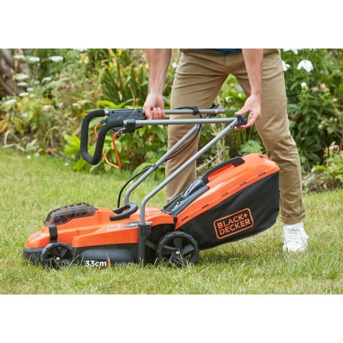 BLACK & DECKER Cordless lawn mower 33cm LITHIUM 18V - 2,5Ah - BCMW3318N-XJ (without battery)