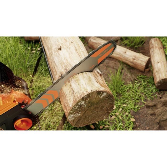 Corded Chainsaw - BLACK+DECKER - BECS2040-QS - 2000 W - 40 cm - Tool-free chain tensioner