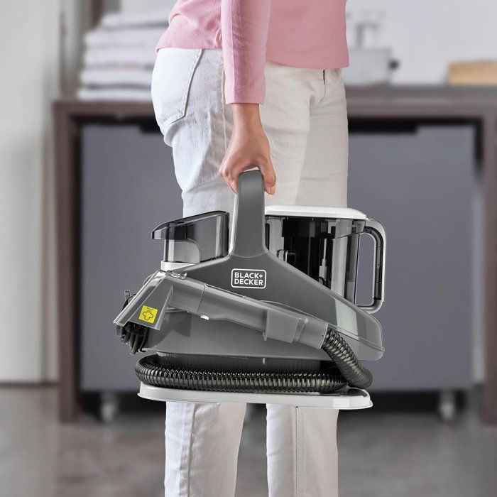 Shampouineuse multi-surfaces 3 en 1 - BLACK & DECKER - BHSC1350CHS-QS - 1300 W - Fonction vapeur - Double réservoir