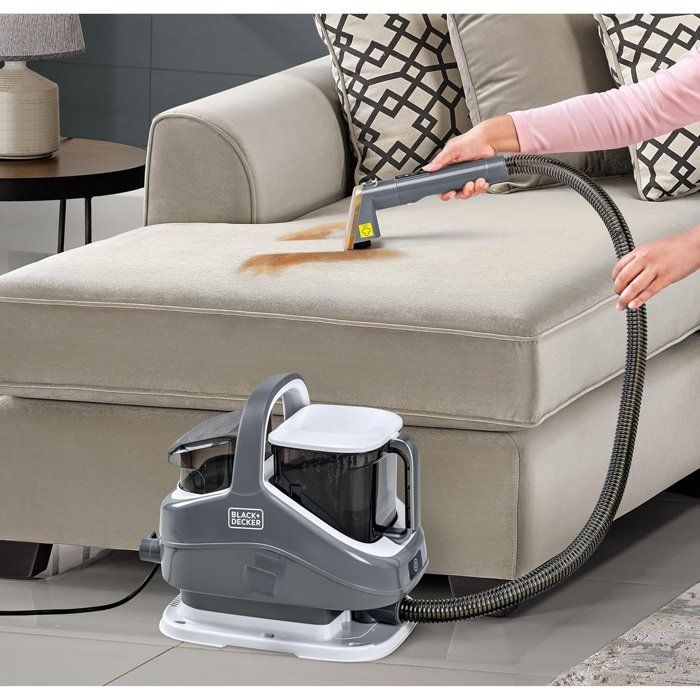 Shampouineuse multi-surfaces 3 en 1 - BLACK & DECKER - BHSC1350CHS-QS - 1300 W - Fonction vapeur - Double réservoir